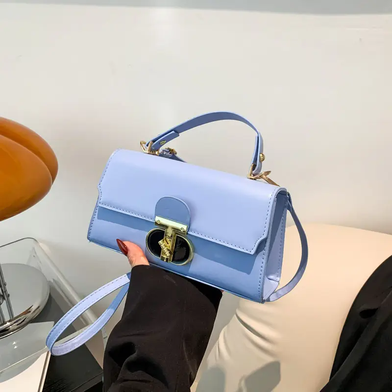 Yellow Leather Chain Shoulder Bag for Women 2024 - Image 6