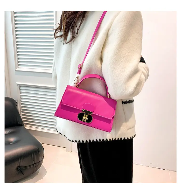 Yellow Leather Chain Shoulder Bag for Women 2024 — feature 16