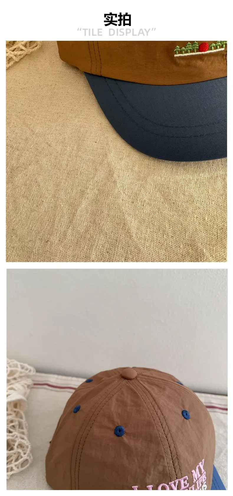 Japanese Men Sunproof Peaked Cap Black White — feature 4