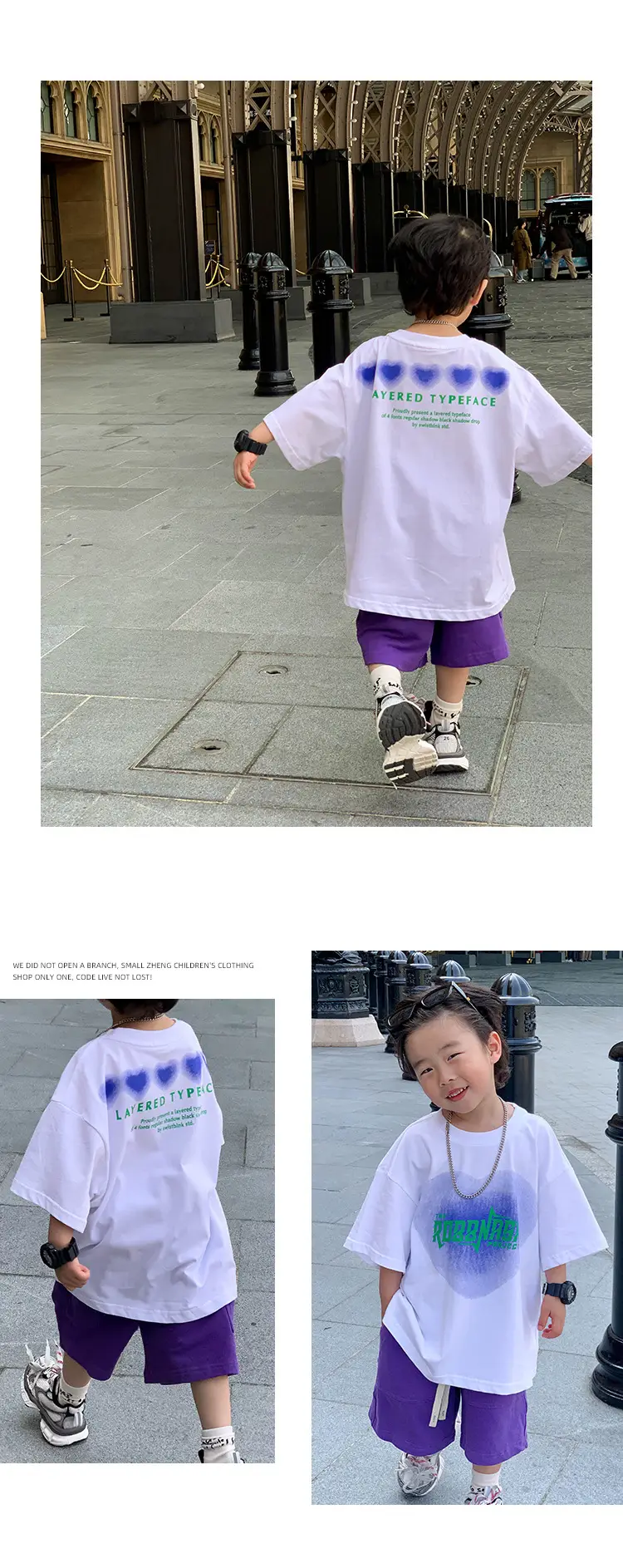 Boys Grey T-Shirt Pink Shorts Summer Wear 2025 — feature 14