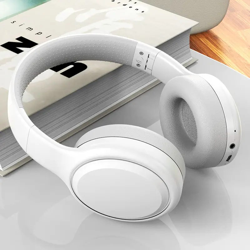 Huaqiang Hi-Fi Bluetooth 5.3 Headset White - Image 2
