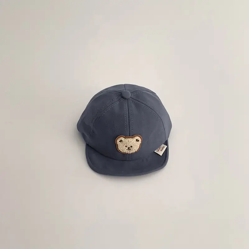 Baby Hat with Adjustable Buckle Beige Sun Hat - Image 7
