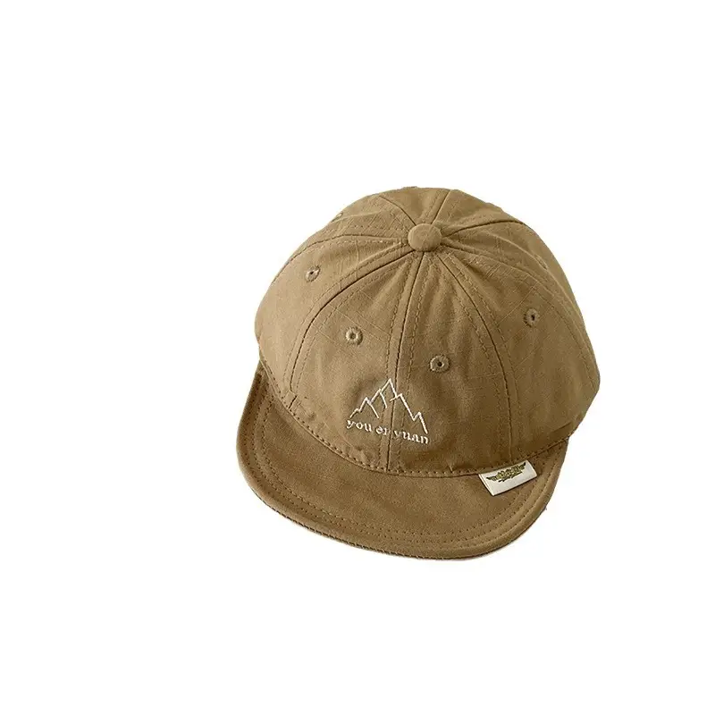 Black Baby Sun Hat with Embroidered Design - Image 6