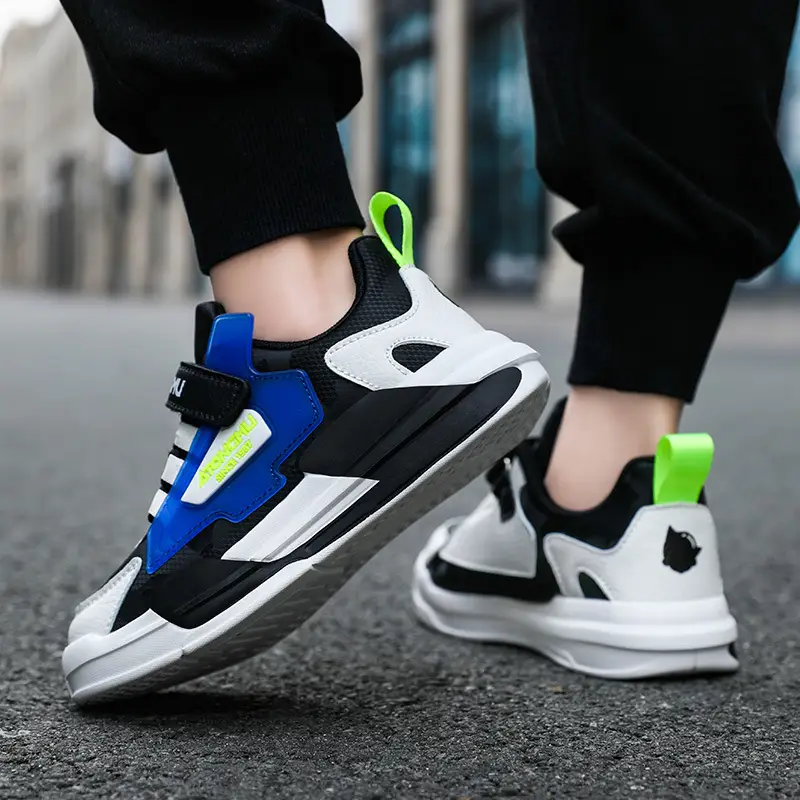 Children's sneaker spring and summer new waterproof leather running shoes for boys medium and big children fashionable all-matching children's shoes for girls - Image 7