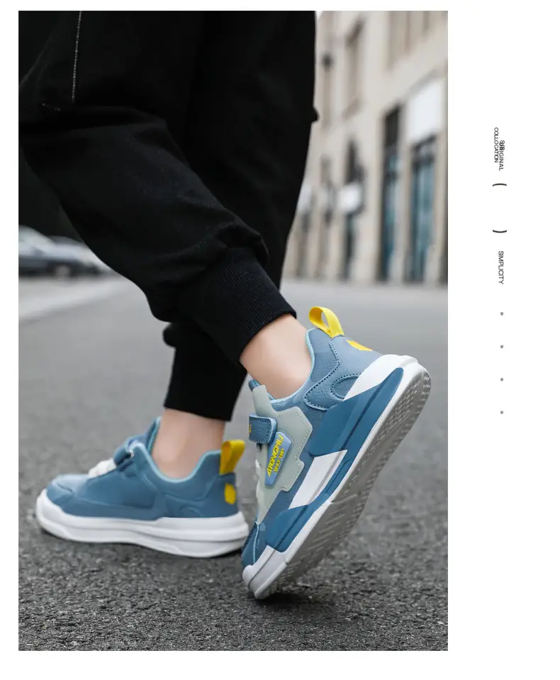 Children's sneaker spring and summer new waterproof leather running shoes for boys medium and big children fashionable all-matching children's shoes for girls — feature 11