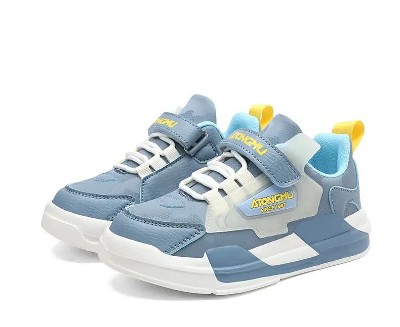 Children's sneaker spring and summer new waterproof leather running shoes for boys medium and big children fashionable all-matching children's shoes for girls — feature 31