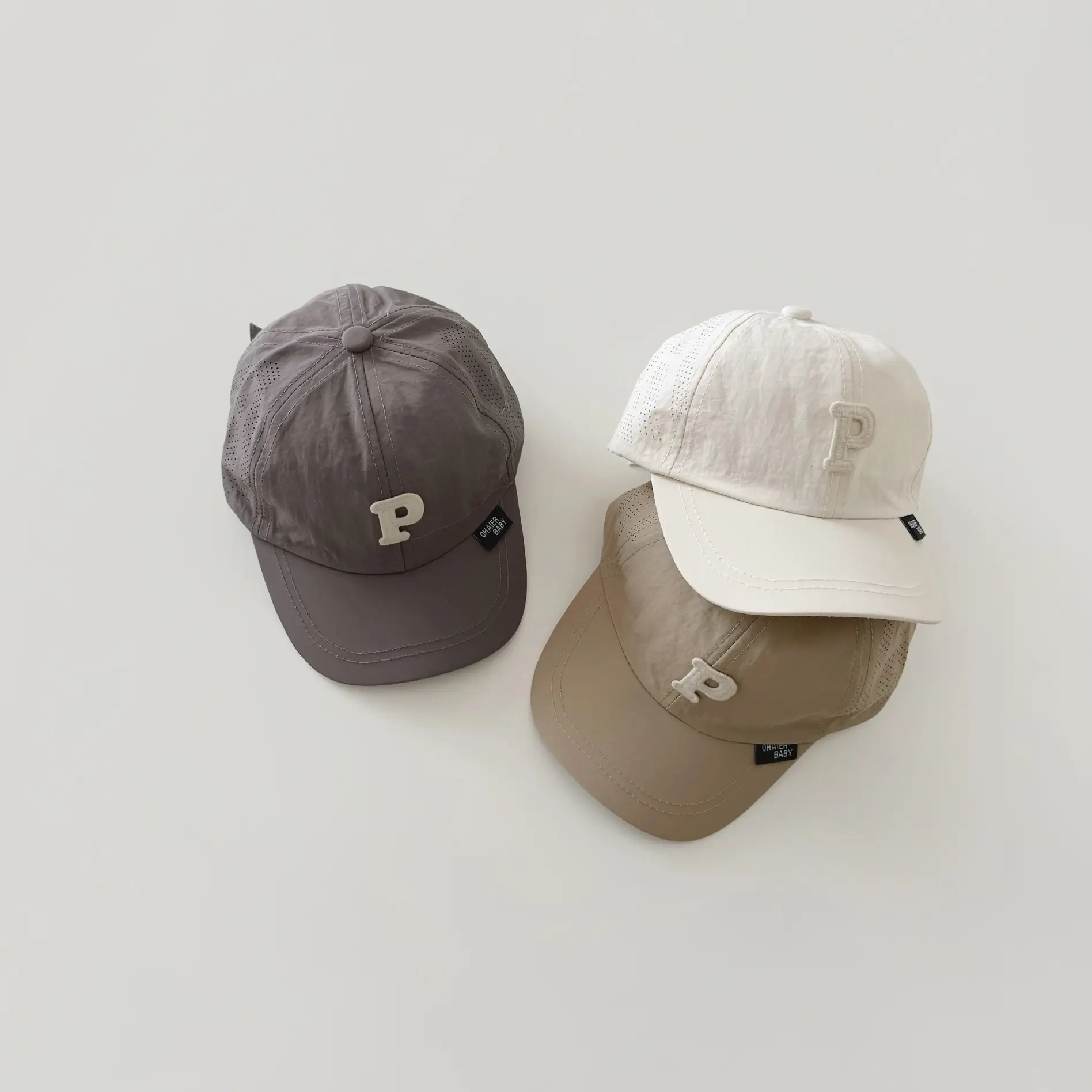 Baby Cap 2025 Quick Dry Peaked Beige - Image 6