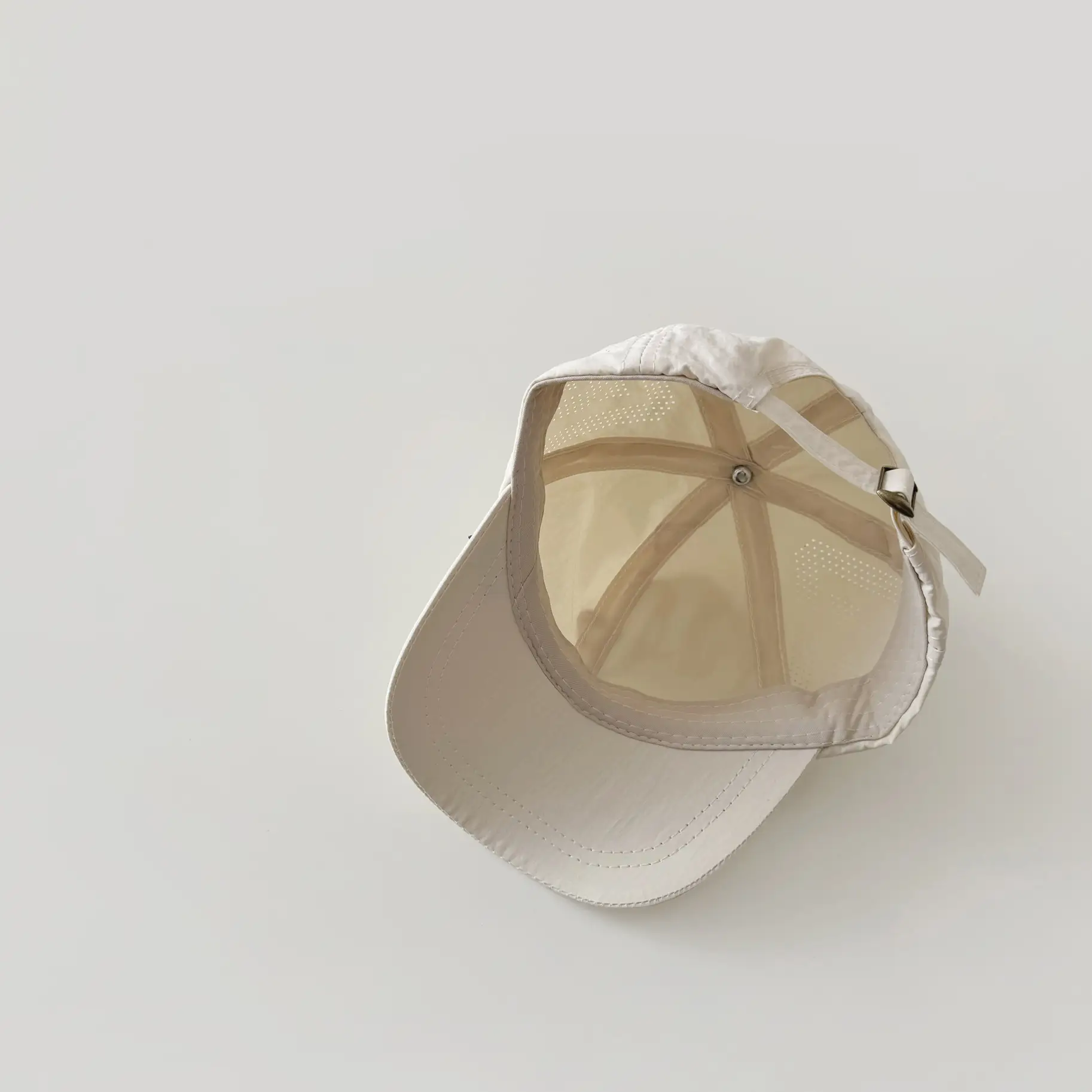 Baby Cap 2025 Quick Dry Peaked Beige - Image 7