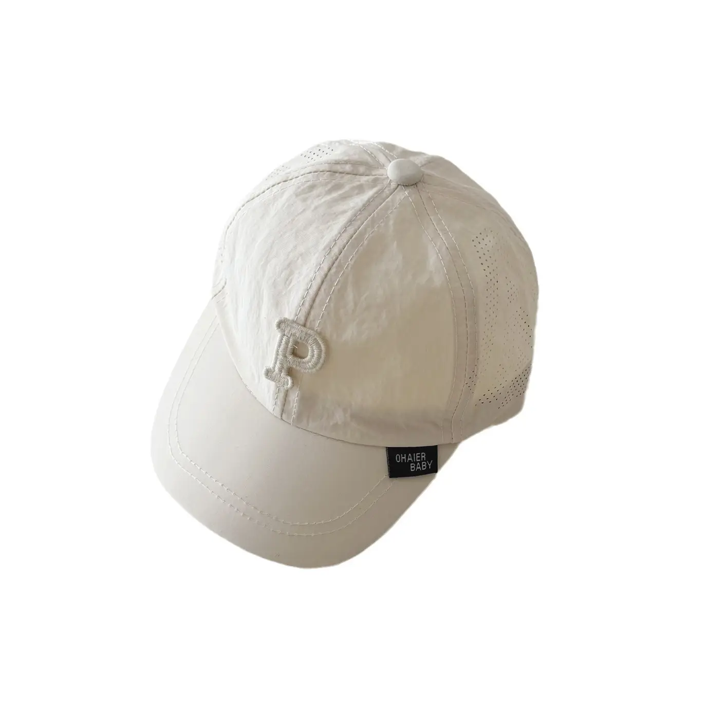 Baby Cap 2025 Quick Dry Peaked Beige - Image 8