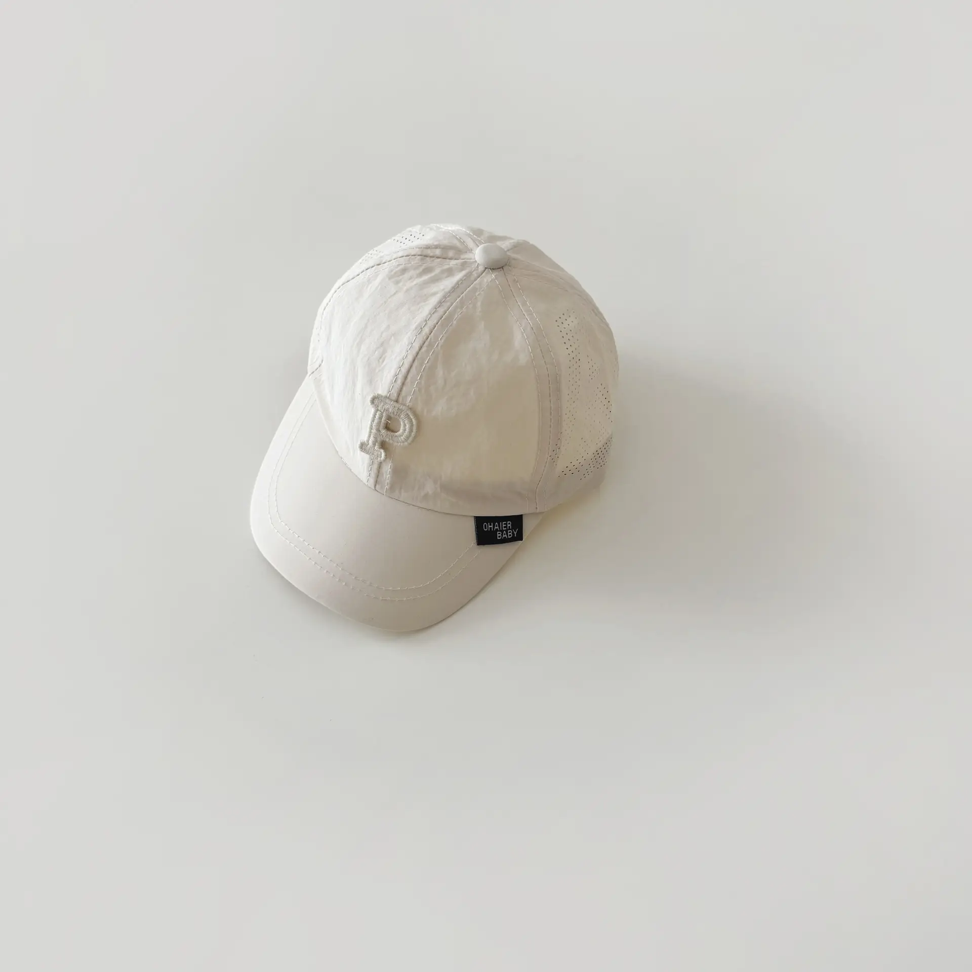 Baby Cap 2025 Quick Dry Peaked Beige - Image 3
