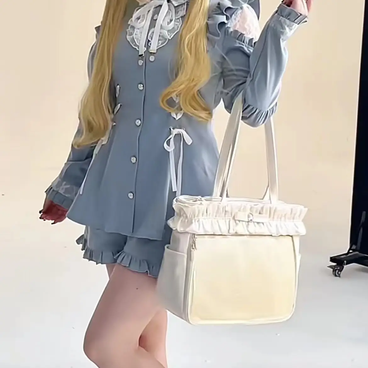 2024 Japanese Bss Original Large Capacity Transparent Badge Millet Pain Bag Shoulder Tote Bag for Going Out — feature 6