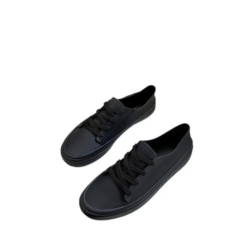 Spring and Autumn New Waterproof White Shoes for Female Students, Women's Single Shoes, Women's Shoes, Spring Flat Shoes, Women's Sneakers, Women's Models