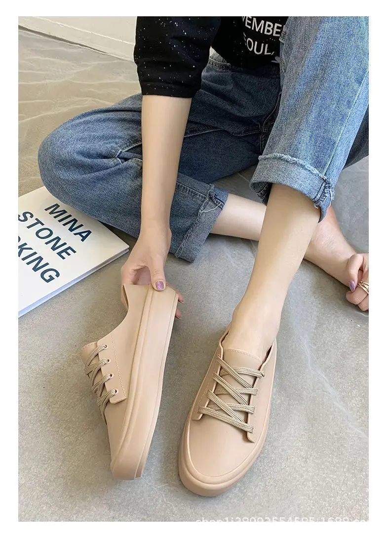 Spring and Autumn New Waterproof White Shoes for Female Students, Women's Single Shoes, Women's Shoes, Spring Flat Shoes, Women's Sneakers, Women's Models — feature 19