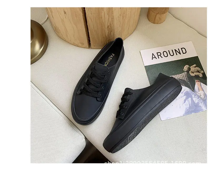 Spring and Autumn New Waterproof White Shoes for Female Students, Women's Single Shoes, Women's Shoes, Spring Flat Shoes, Women's Sneakers, Women's Models — feature 21