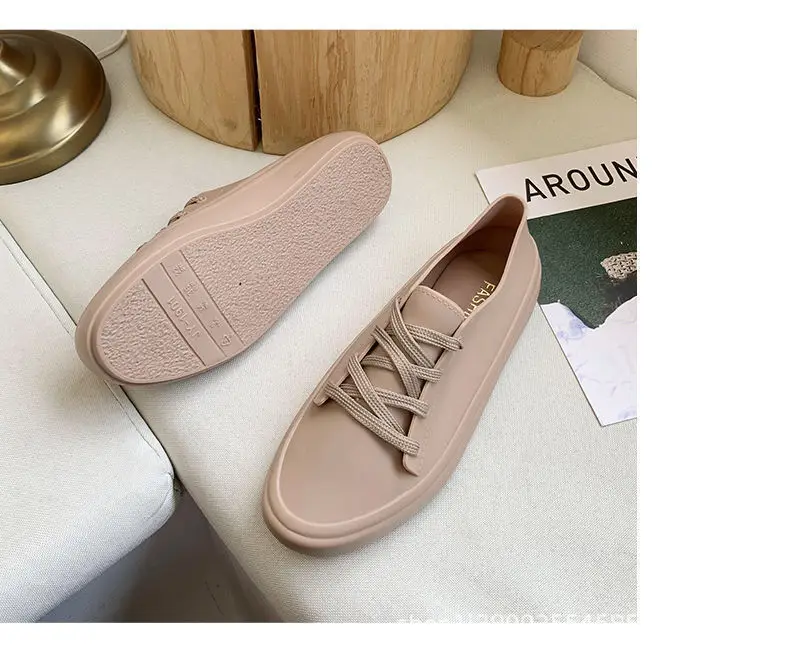 Spring and Autumn New Waterproof White Shoes for Female Students, Women's Single Shoes, Women's Shoes, Spring Flat Shoes, Women's Sneakers, Women's Models — feature 23