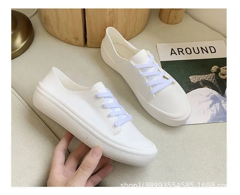 Spring and Autumn New Waterproof White Shoes for Female Students, Women's Single Shoes, Women's Shoes, Spring Flat Shoes, Women's Sneakers, Women's Models — feature 24