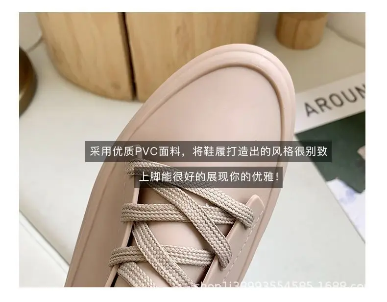Spring and Autumn New Waterproof White Shoes for Female Students, Women's Single Shoes, Women's Shoes, Spring Flat Shoes, Women's Sneakers, Women's Models — feature 6