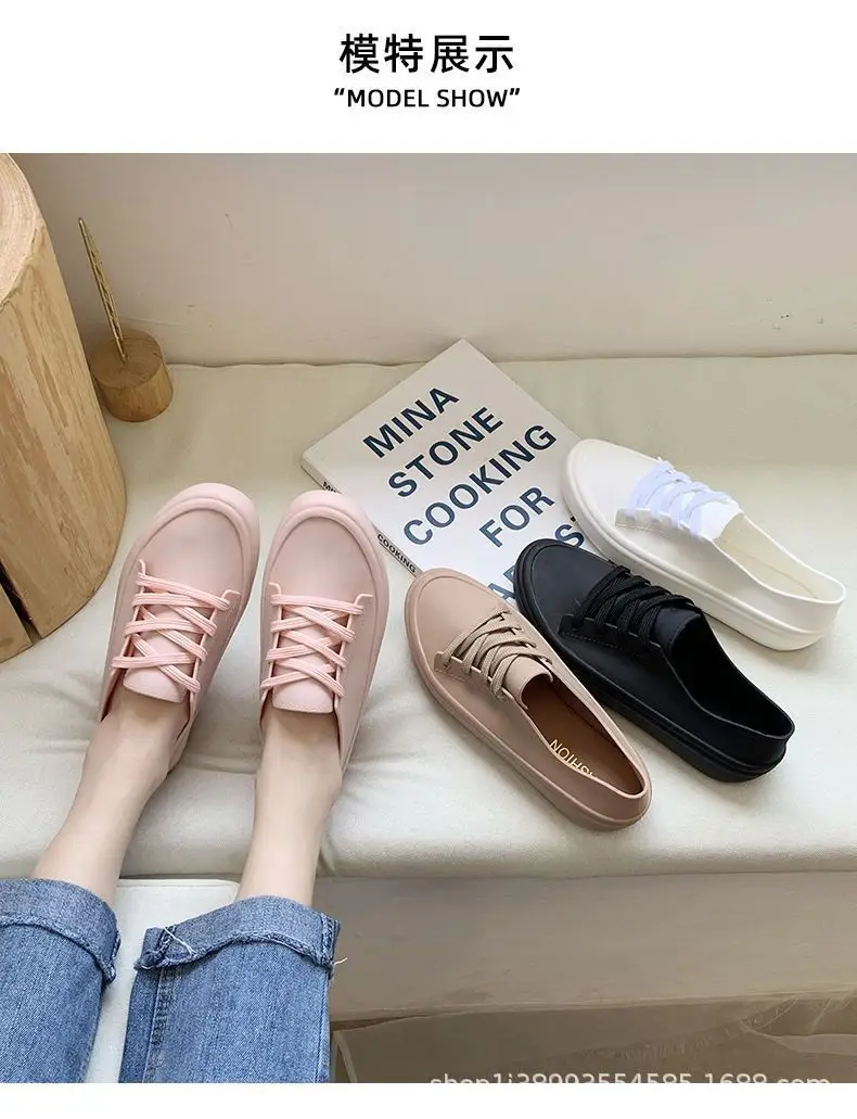 Spring and Autumn New Waterproof White Shoes for Female Students, Women's Single Shoes, Women's Shoes, Spring Flat Shoes, Women's Sneakers, Women's Models — feature 9