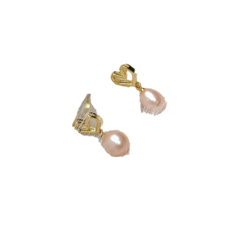 Women's Black Neck Cover with Pearl Earrings - Image 8