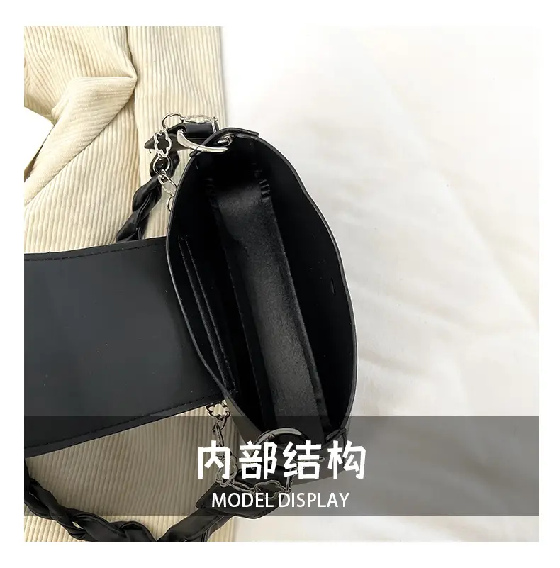 2024 Women's Grey Quilted Shoulder Bag with Chain Strap — feature 8