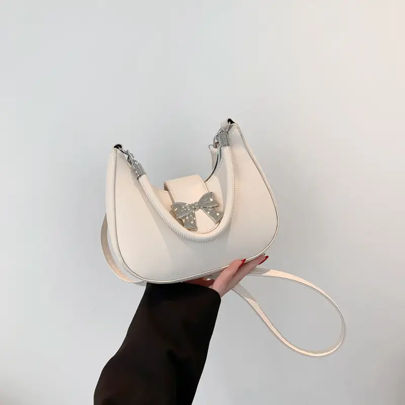 Beige Korean Style Shoulder Bag 2024 - Image 2