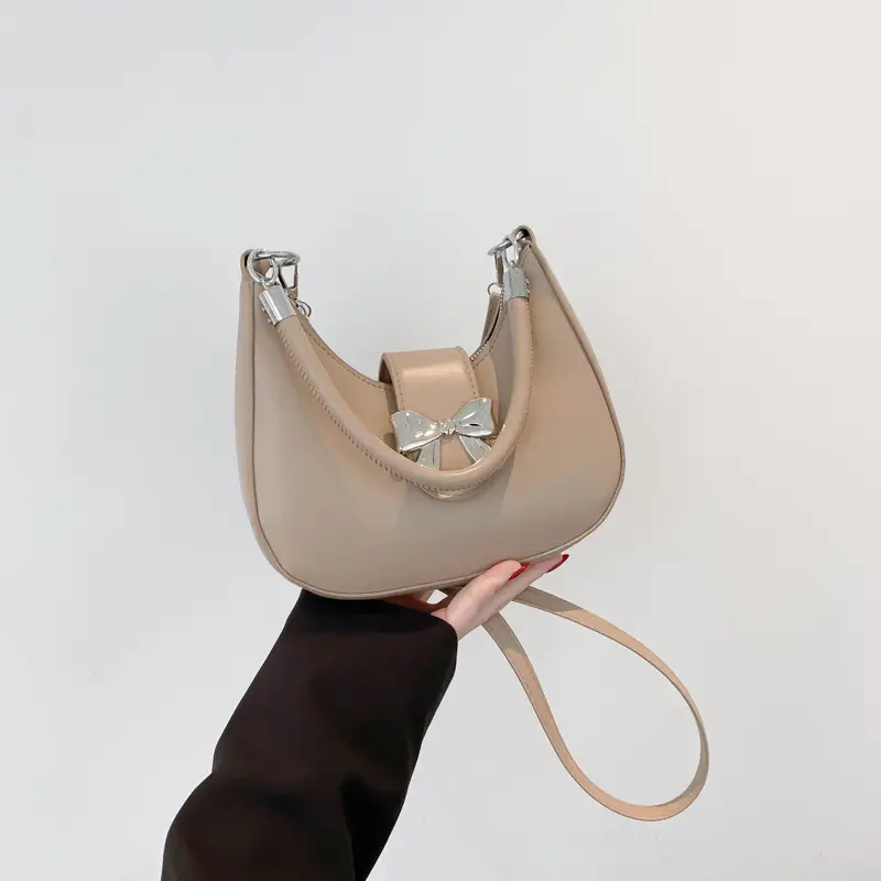 Beige Korean Style Shoulder Bag 2024 - Image 3