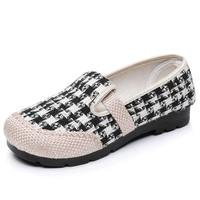 Women's Shoes Spring New Old Beijing Cloth Shoes Women's Single Shoes Breathable Cotton and Linen Cloth Shoes Slip-on Lazy Casual Fisherman Shoes - Image 8