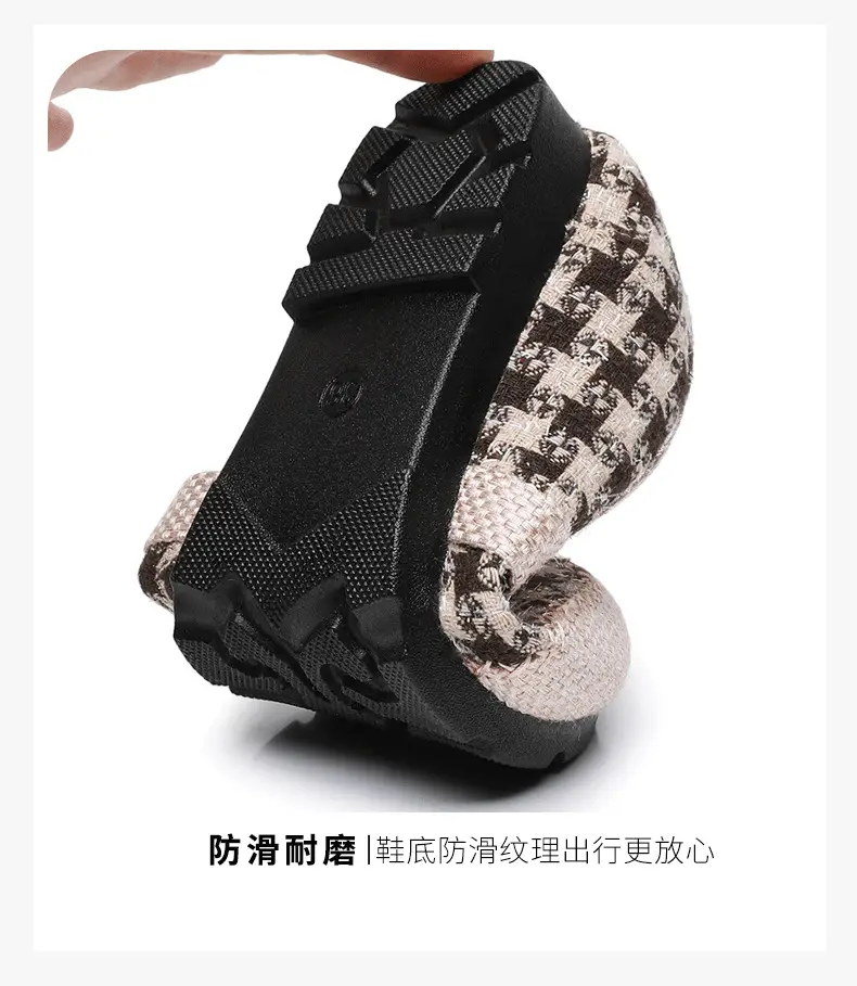 Women's Shoes Spring New Old Beijing Cloth Shoes Women's Single Shoes Breathable Cotton and Linen Cloth Shoes Slip-on Lazy Casual Fisherman Shoes — feature 11