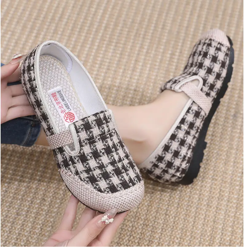 Women's Shoes Spring New Old Beijing Cloth Shoes Women's Single Shoes Breathable Cotton and Linen Cloth Shoes Slip-on Lazy Casual Fisherman Shoes — feature 18