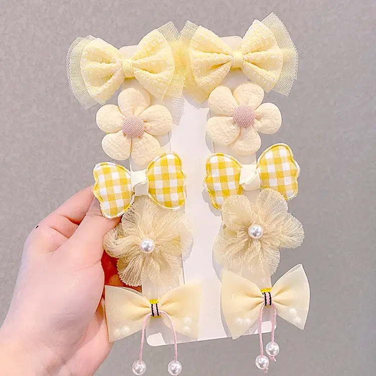 Princess Bow Hairpins for Girls Purple Flower Clips — feature 6