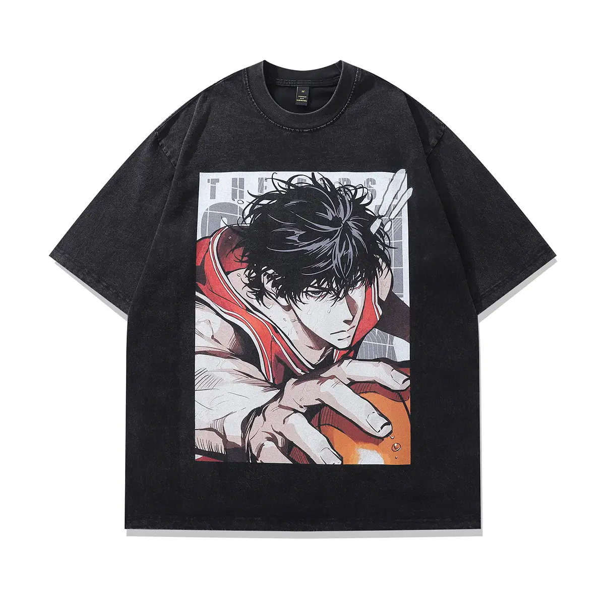 Black Hip Hop Graphic T-Shirt for Men Women - Image 7