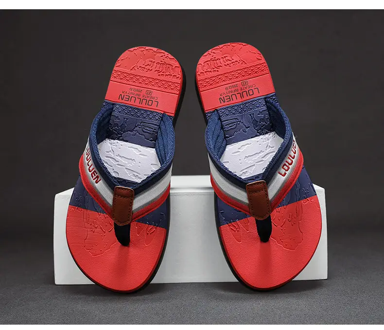 2026 Summer Large Size Flip-Flops for Men, Non-Slip, Fashionable, Trendy, Soft-Soled Flip-Flops for Men, Beach Sandals — feature 16