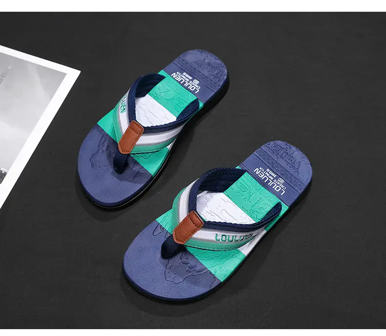 2026 Summer Large Size Flip-Flops for Men, Non-Slip, Fashionable, Trendy, Soft-Soled Flip-Flops for Men, Beach Sandals — feature 20