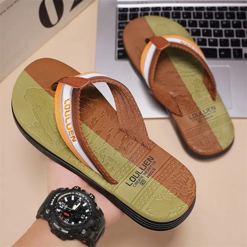 2026 Summer Large Size Flip-Flops for Men, Non-Slip, Fashionable, Trendy, Soft-Soled Flip-Flops for Men, Beach Sandals - Image 12
