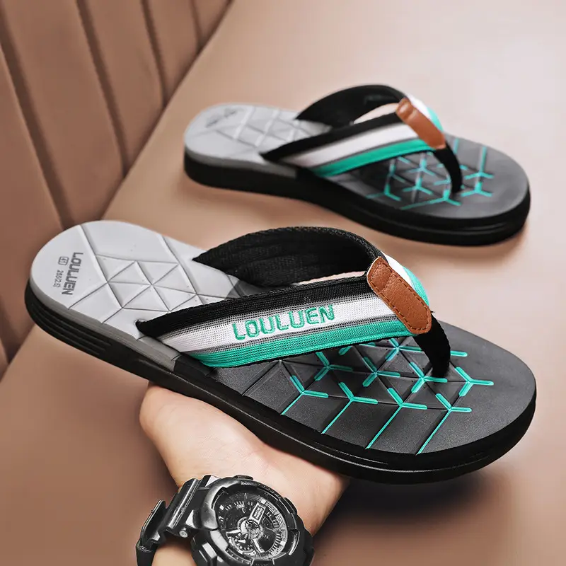 2026 Summer Large Size Flip-Flops for Men, Non-Slip, Fashionable, Trendy, Soft-Soled Flip-Flops for Men, Beach Sandals - Image 9