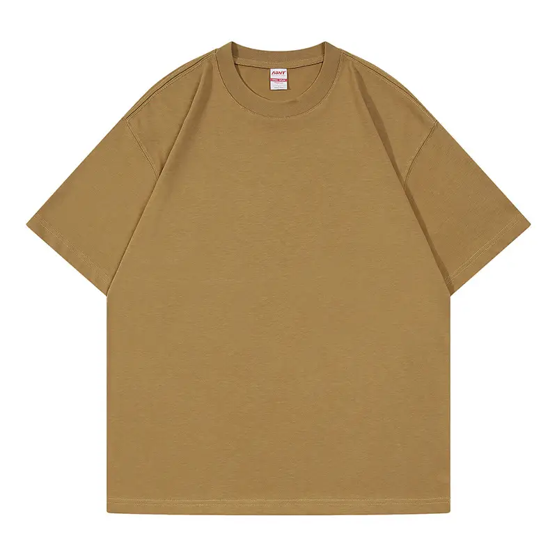 Black 270g Cotton Round Neck T-Shirt - Image 11
