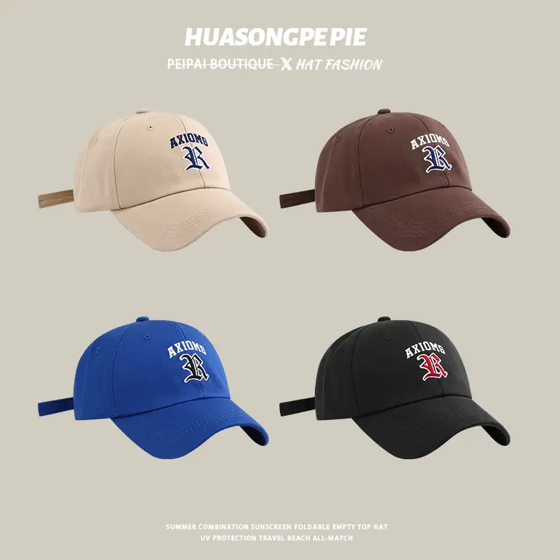 Blue Korean Style Baseball Cap for Men Women - Image 4