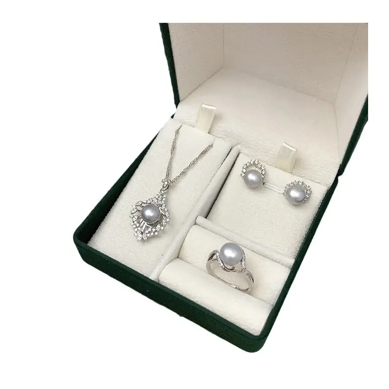Three-Piece Pearl Jewelry Set for Women - Image 7