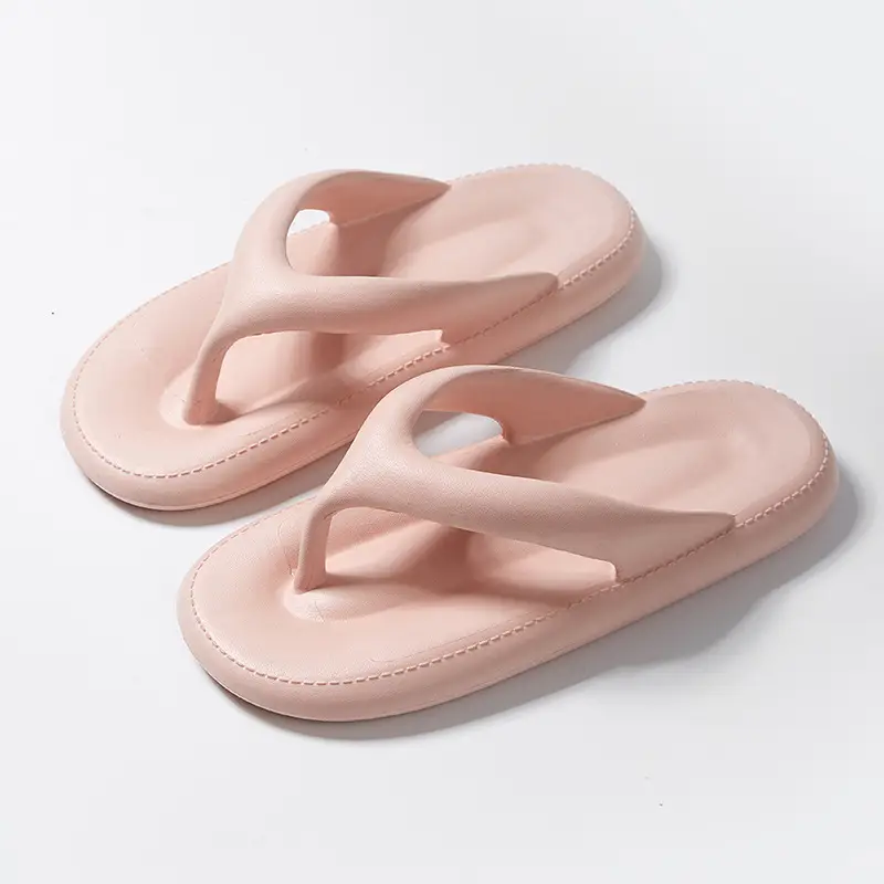 2024 New flip flops men's summer thick bottom new high-grade men's slippers couple fashion sandals