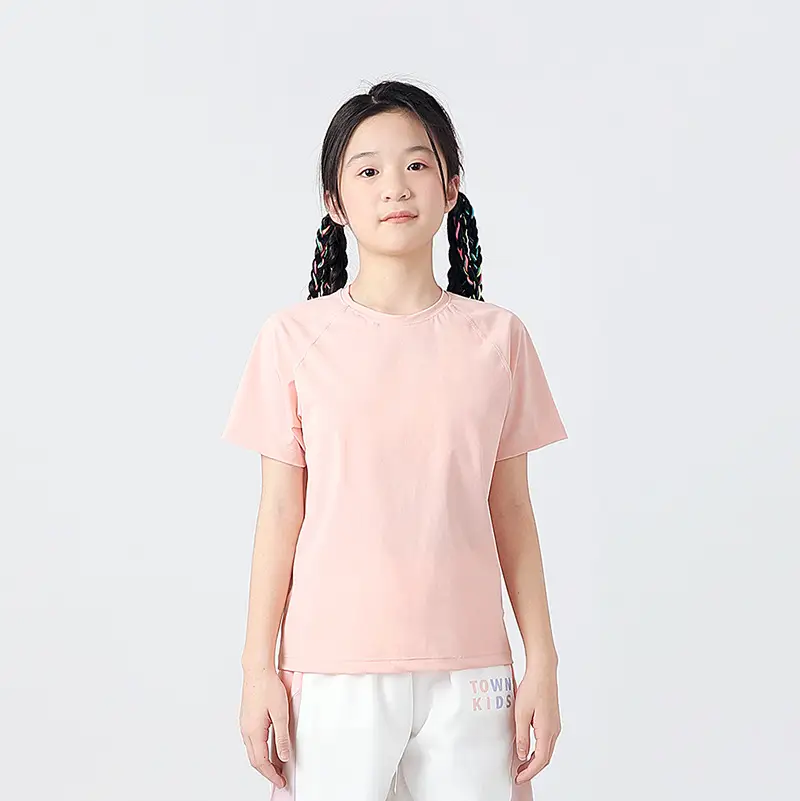 Summer Korean Kids White Short Sleeve T-Shirt - Image 23