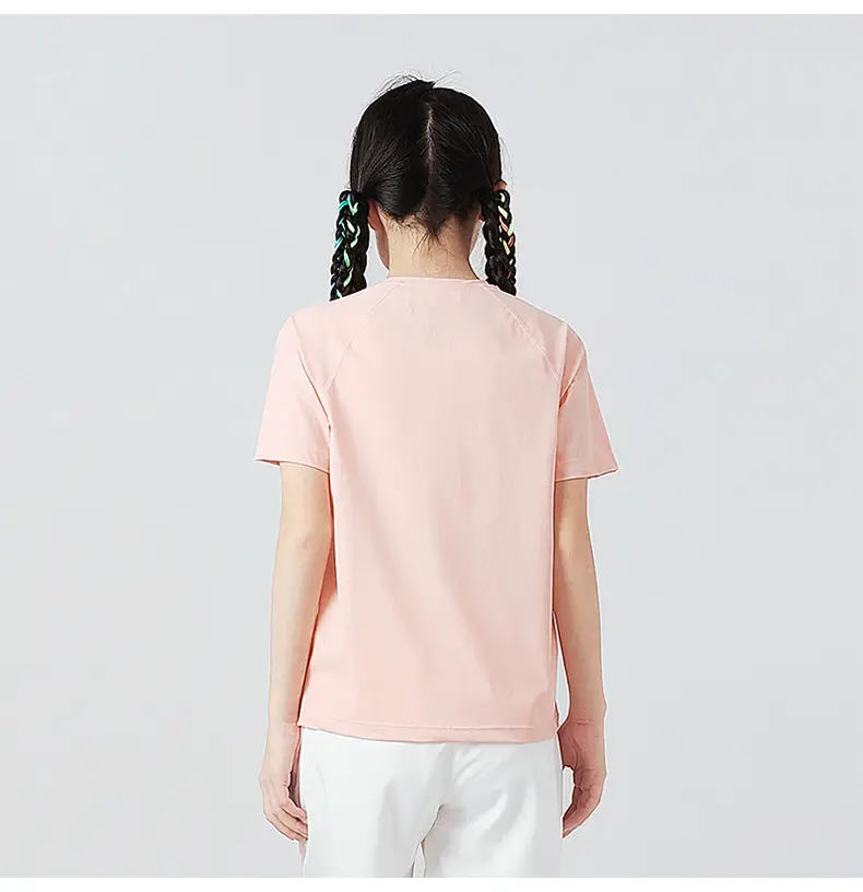 Summer Korean Kids White Short Sleeve T-Shirt — feature 39