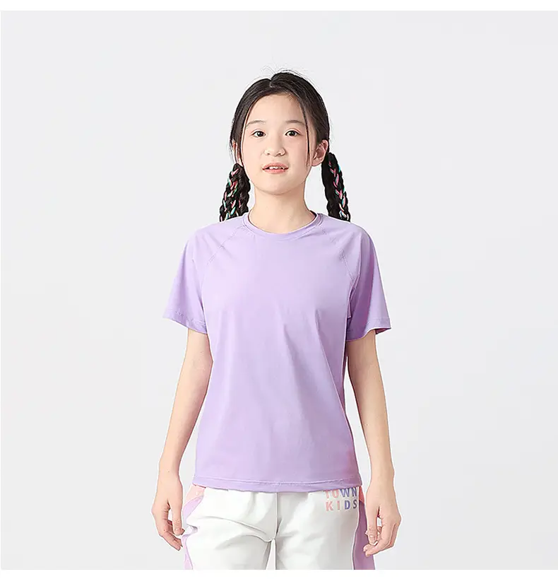 Summer Korean Kids White Short Sleeve T-Shirt — feature 40