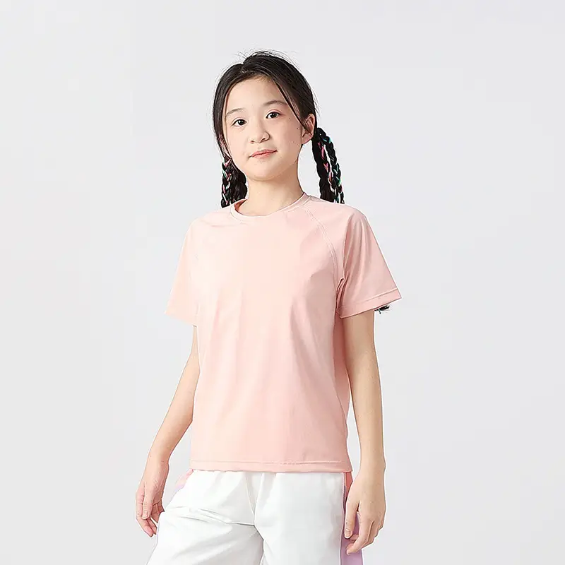 Summer Korean Kids White Short Sleeve T-Shirt - Image 2