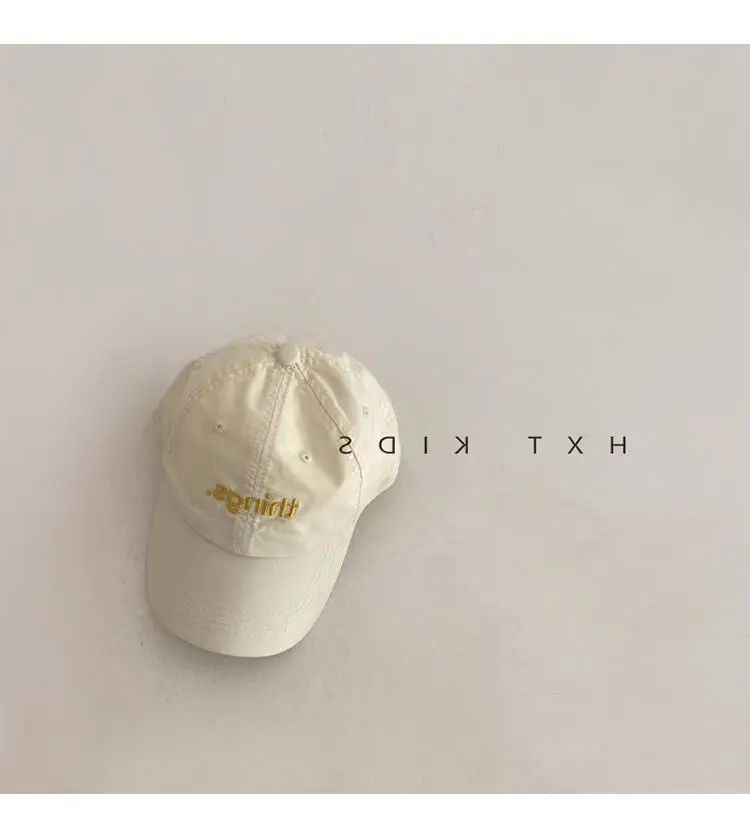 Children's Blue Brown Embroidered Baseball Cap — feature 9