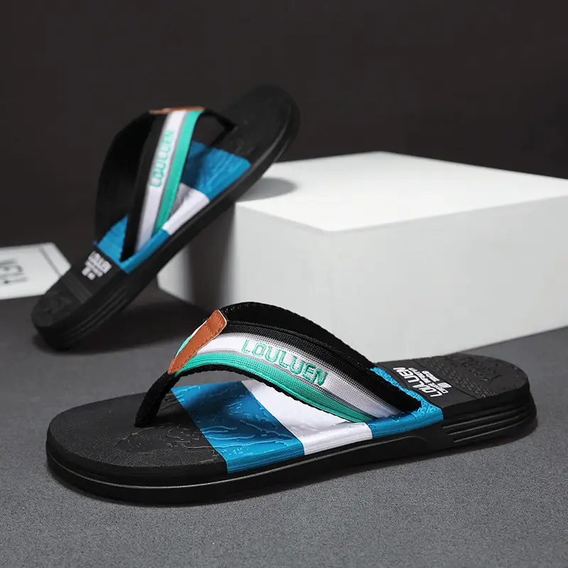 Summer flip flops men's personalized outdoor beach shoes summer outdoor trendy soft bottom non-slip sandals men's fashion - Image 14