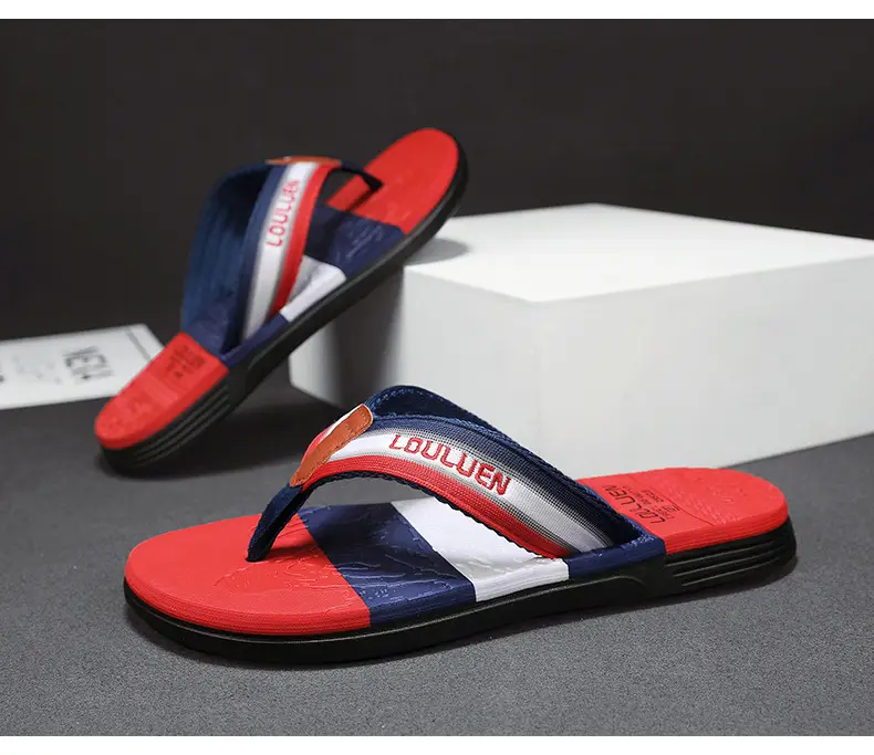Summer flip flops men's personalized outdoor beach shoes summer outdoor trendy soft bottom non-slip sandals men's fashion — feature 17