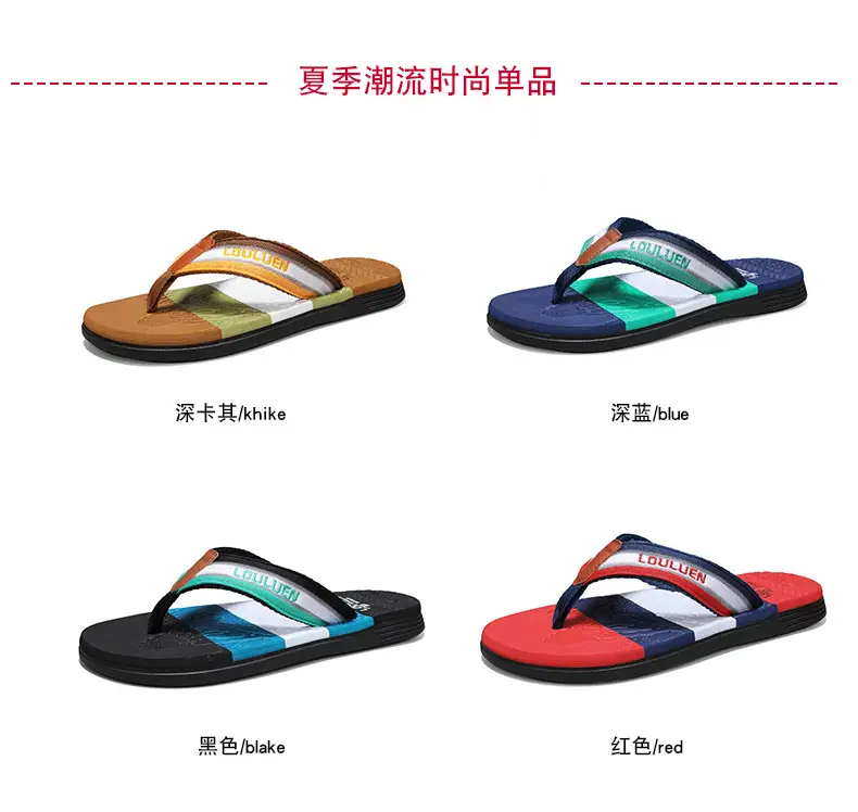 Summer flip flops men's personalized outdoor beach shoes summer outdoor trendy soft bottom non-slip sandals men's fashion — feature 3