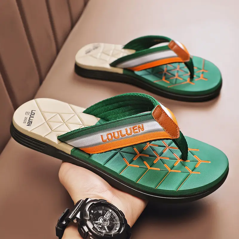 Summer flip flops men's personalized outdoor beach shoes summer outdoor trendy soft bottom non-slip sandals men's fashion - Image 6