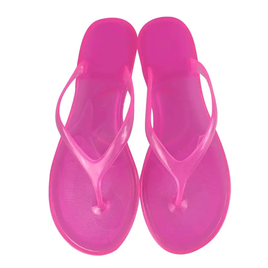 Transparent Beach Flip-Flops, Thong Sandals, Jelly Flat Sandals, Amazon Bestseller, Temu Dropshipping, Y2 - Image 3