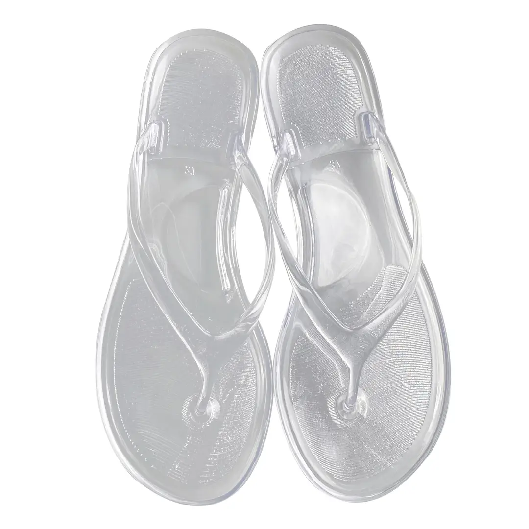 Transparent Beach Flip-Flops, Thong Sandals, Jelly Flat Sandals, Amazon Bestseller, Temu Dropshipping, Y2 - Image 4